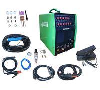 MACCHINA PER SALDATURA E TAGLIO 230V SUPER-200P, TiG AC/DC PULSE, ARC, PLASMA...