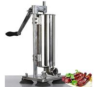 Macchina per salsicce, riempitrice professionale per salsicce in acciaio inox + quattro diversi tubi di riempimento, 3/3.6/4L (4L 17 x 17 x 43)