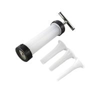 Macchina per salsicce - Strumento manuale per macchina per salsicce con 3 tubi, dispositivo di riempimento rapido di, strumento manuale di cucina durevole, funzionamento semplice, accessorio culinario
