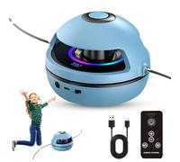 Macchina per Saltare Intelligente, Afenau Macchina per saltare la corda per Bambini con Contatore, Telecomando Bluetooth, Musica Luminosa, Corda per Saltare Elettronica per Feste, Casa