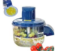 Macchina per sbucciare l'uva, pelatrice automatica per pomodoro e uva, sbucciatrice elettrica ricaricabile commerciale intelligente per frutta, per pomodori ciliegini, aglio