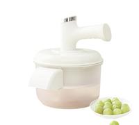 Macchina per Sbucciare - Sbucciatore per Verdure | Sbucciatore d'Uva Elettrico Automatico | per Piccoli Frutti, Bacche, Ciliegie, Aglio, Cucina, Viaggio e Picnic