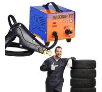 Macchina per scanalatura pneumatici, macchina portatile per la ricostruzione di pneumatici da 1000 W con 10 lame, macchina per l'incisione di pneumatici in gomma con regolazione a quattro ve