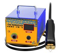 Macchina per scanalatura pneumatici, scanalatrice professionale da 1000 W con impugnatura ergonomica per pneumatici da corsa per camion, riparazione scanalature in gomma (110 V/blu)