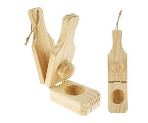 Macchina per schiacciare i platani - Pressa in legno per platani fritti | Stampo Coppa Banana Chips Per Tostones Ripieni | per barbecue da cucina, buffet per feste, campeggio, strumento di cottura man