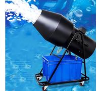 Macchina per schiuma da palco, cannone in schiuma ad alto rendimento da 40 l/min, con 3 colori regolabili, copertura 20 ㎡/min e altezza dello spruzzo di 6-8 m, iniettore di schiuma non tossico per