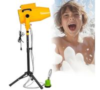 Macchina Per Schiuma Da Palco Da 1000 W, Macchina Per Schiuma A Getto D'Acqua Per Effetti Scenici, Per Feste All'Aperto, Per Il Nuoto Estivo Dei Bambini, Distanza Di 3-4 M/Area Di 20 M,Yellow