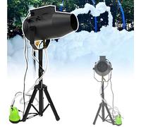 Macchina Per Schiuma Da Palco Da 1000 W, Macchina Per Schiuma Per Giochi D'Acqua Per Bambini E Adulti, Angolo Regolabile, Macchina Per Schiuma A Getto D'Effetto Scenico Per Feste All'Aperto,Black