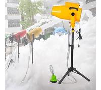 Macchina Per Schiuma,Macchina Per Schiuma Per Feste,Angolo Regolabile,Macchina Per Schiuma Con Supporto Regolabile Per Grandi Palchi,Distanza 6-10 M/Area 80㎡ Per Feste,Parco Acquatico,Piscina(Yellow)