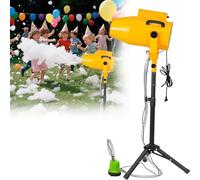 Macchina per schiuma speciale per attività: pistola a spruzzo da 1000 W, cannone per schiuma da palco, grande macchina per bolle, macchina per schiuma per feste per bambini, 80 metri quadrati(Yellow)