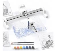Macchina per Schizzi e Pittura Digitale, Plotter Automatico per Disegno | Oltre 500 modelli, oltre 60 font, disegno automatico dei contorni, penna cancellabile a caldo, compatibile con tela, legno