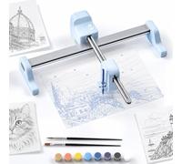 Macchina per Schizzi e Pittura Digitale, Plotter Automatico per Disegno | Oltre 500 modelli, oltre 60 font, disegno automatico dei contorni, penna cancellabile a caldo, compatibile con tela, legno