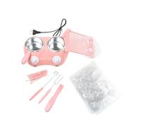 Macchina per sciogliere Fai da te elettrico Candy Melting Pot Fontana macchina olio ziale sapone fatto a mano riscaldatore riscaldatore fonduta di cioccolata calda Maker Stufa Fontane di cioccolato(Pi