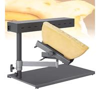 Macchina per sciogliere il formaggio commerciale, macchina per sciogliere la raclette tradizionale, fonditore elettrico per griglia per formaggio da 600 W, area di riscaldamento: 26 * 9 cm