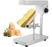 Macchina per sciogliere il formaggio, temperatura e angolo regolabili, dispenser per raclette a riscaldamento rapido per ristoranti e negozi di dessert, riscaldatore a ruota per metà formaggio