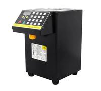 Macchina per Sciroppi, Fruttosio Macchina 16 Pulsanti Sciroppo Dispenser Contenitore 8L Quantità(Noir)