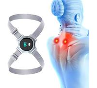 Macchina per scolpire il corpo ad ultrasuoni linfatica, portatile, lenitiva e lenitiva, correttore regolabile per gobbo, massaggiatore per collo ad ultrasuoni con ricarica USB, per alleviare il dolore
