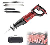 Macchina per segare Ossa di Carne, Sega da Macellaio elettrica Portatile da 900 W/1050 W/1300 W per Uso Domestico Commerciale, Sega Alternativa Multifunzionale per Tagliare Le costolette di Maiale co
