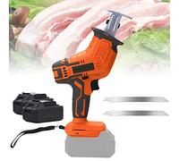 Macchina per segare Ossa di Carne, Sega da Macellaio elettrica Portatile per Uso Domestico, con Luce a LED Sega Alternativa Multifunzionale per Tagliare Ossa di Carne Braciole di Maiale al Bacon, 1 b