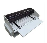 Macchina per segnare carta, 470 mm di larghezza, strumento per cordonatura e perforazione per cartoncino fino a 500 g/m², con profondità della lama regolabile e funzione di taglio