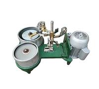Macchina per sfaccettatura delle gemme 250W Gem Angle Machine Lucidatura e lucidatura Macchina for sfaccettature a doppio disco Macchina for smerigliatrice piatta a doppia testa(Bare Metal Package)