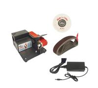 Macchina per sfaccettatura delle Gemme Mini levigatrice a Nastro elettrica Lucidatrice Fai-da-Te Affilacoltelli Affilacoltelli Smerigliatrice Multifunzionale Affilatrice for Bordi(Generation 3)