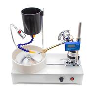 Macchina per sfaccettatura gemme da 120W - Macchina da smerigliatura e lucidatura lapidaria a 2800 giri/min con display digitale per taglio di gemme, lucidatura di gioielli e smerigliatura