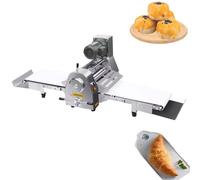 Macchina per sfogliare il rullo di pasta per croissant di pane, crostata di uova, pasticceria da tavolo commerciale elettrica 420