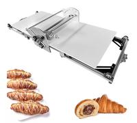Macchina per sfogliatrice per pasta, laminatore commerciale per pasta, sfogliatrice pieghevole, in acciaio inossidabile per pasta fatta in casa per pizza con crosta di fondente