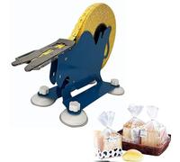 Macchina per sigillare il pane, sigillatrice manuale con 4 ventose per un fissaggio sicuro, include 1 clip per rotolo per confezionare biscotti, pane e caramelle