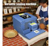 Macchina per sigillare sacchetti di calore commerciale Sacchetti sigillanti per sacchetti di plastica termica Chiusura per sacchetti di alimenti Sigillatore completamente automatico Imballaggio di