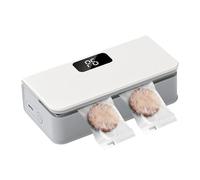 Macchina per sigillare sacchetti e taglierina, strumento di chiusura magnetica per alimenti a 6 livelli, macchina per sigillare alimenti portatile - per viaggi, casa, frigorifero, ristorante, appartam