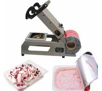 Macchina per sigillare vassoi alimentari, sigillatrice manuale per carni fresche e zuppe, previene perdite e prolunga la durata di conservazione