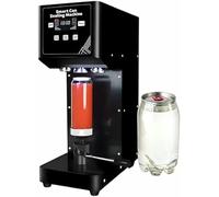 Macchina Per Sigillatore A Soda Per Soda Commerciale Da 415 W Con Altezza Regolabile, Contatore LCD, Alluminio, Lattine Di Stagno , Perfetto Per La Produzione Di Bevande