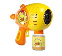 Macchina per soffiaggio per bolle di sapone, giocattolo automatico per bambini, giochi prescolari interattivi, giochi portatili per attività all'aperto e spiaggia, per promuovere sensi durante le