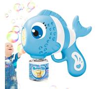 Macchina per soffiare - Creatore di a forma di pesce, giocattolo portatile per soffiare sapone a 16 fori, pistola automatica per | Divertente macchina per feste per il compleanno, Ca