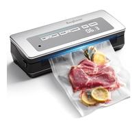 Macchina per sottovuoto da 90 kpa, potente macchina sottovuoto per la conservazione degli alimenti, sigillatrice multifunzionale per alimenti con sacchetti sottovuoto e 2 sacchetti in rotolo con