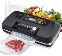 Macchina per sottovuoto da 95 kpa, sigillatrice alimentare completamente automatica per uso commerciale aggiornata al 2025, funzioni 10 in 1 e potente sistema di tenuta con doppia tenuta termica