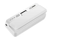 Macchina per sottovuoto, Mini Sigillatore Di Sacchetti Plastica Portatile Per Alimenti 2 In 1 Sigillanti Termici Per Imballaggi Ricaricabili,Sigillatrice per alimenti(White)