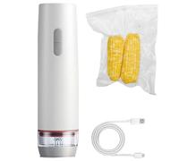 Macchina per sottovuoto - Polipropilene 18x4,5x4,5 cm | Palmare elettrico portatile riutilizzabile di facile utilizzo, pesce, carne, verdura, frutta | cucina, picnic a casa, viaggio