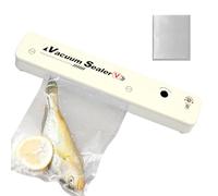 Macchina per Sottovuoto | Riutilizzabile Impermeabile Elettrico,Macchina Per Imballare Sottovuoto Per Alimenti Compatti - Per Conservazione Carne Verdure Cereali Frutti di Mare Frutta Cucina