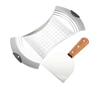 Macchina per Spaetzle Utensile con fori di caduta da 7 mm e raschietto | Pialla Tedesca in Acciaio per Spaetzle per la Preparazione di e Pasti Familiari, Appassionati, Principianti e Amanti della