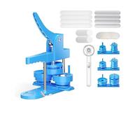 Macchina Per Spille, 25, 32, 58 MM Badge Button Maker Machine DIY Pin Badge Press Making Tool Con 300Pcs Button Parts & Circle Cutter Badge Machine(Blauw,32mm)