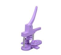 Macchina Per Spille, 25, 32, 58 MM Badge Button Maker Machine DIY Pin Badge Press Making Tool Con 300Pcs Button Parts & Circle Cutter Badge Machine(Purple,25mm)