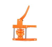 Macchina Per Spille, 25, 32, 58 MM Badge Button Maker Machine DIY Pin Badge Press Making Tool Con 300Pcs Button Parts & Circle Cutter Badge Machine(Oranje,25mm)