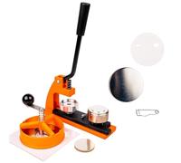 Macchina per Spille 25mm | Macchina per fare le Spille con 500 Badge | Macchina Crea Spille con Taglierina Circolare | Intercambiabile con 38mm 45mm 58mm 77mm | Macchina per fare Spille | Pin Maker