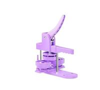 Macchina Per Spille, 3 in 1 Button Badge Maker Machine con 25/32 / 58mm Stampo fai da te Badge Pin Maker Machine Kit con 300pcs Badge Parts / / Circle Cutter(Purple)