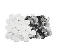 Macchina Per Spille, Distintivo Vuoto Pin Button Maker Parts, 25/32/37/44/50/56/58/75MM for Button Maker Machine Forniture Parti Distintivi Fai Da Te Set 100/200 Pz(100-PCS,37MM)