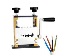 Macchina per spogliarellista, macchina di decapaggio manuale | 6 fori 5 Tracks Hand Crank Data Wire Stripper,0,1-0,6 pollici scorciatoia vecchio peeler cavo dati per diverse specifiche