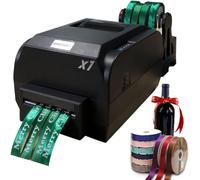 Macchina per stampa a caldo a caldo di nastro termico digitale automatico, stampante a nastro digitale, stampante a nastro termico 150 mm/s, applicabile a nastri, nastri regalo, stelle filanti